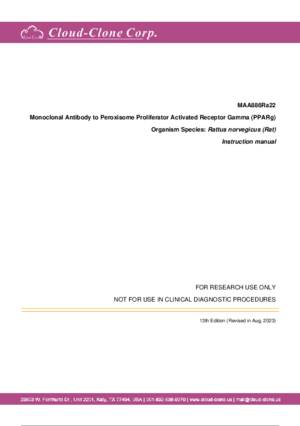 Monoclonal-Antibody-to-Peroxisome-Proliferator-Activated-Receptor-Gamma-(PPARg)-MAA886Ra22.pdf