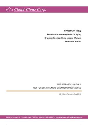 Recombinant-Immunoglobulin-G4-(IgG4)-RPA234Hu01.pdf